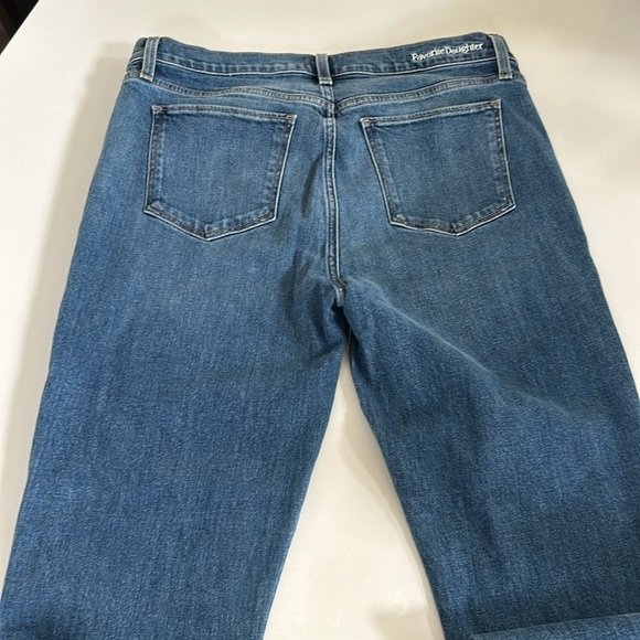 FAVORITE DAUGHTER The Erin High Rise Slim Straight Jeans Size 32 Inseam 27” EUC - Picture 12 of 13